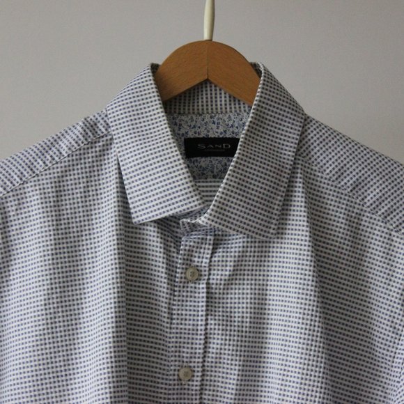 Sand Copenhagen Blue Shirt Size 42 - Picture 3 of 8